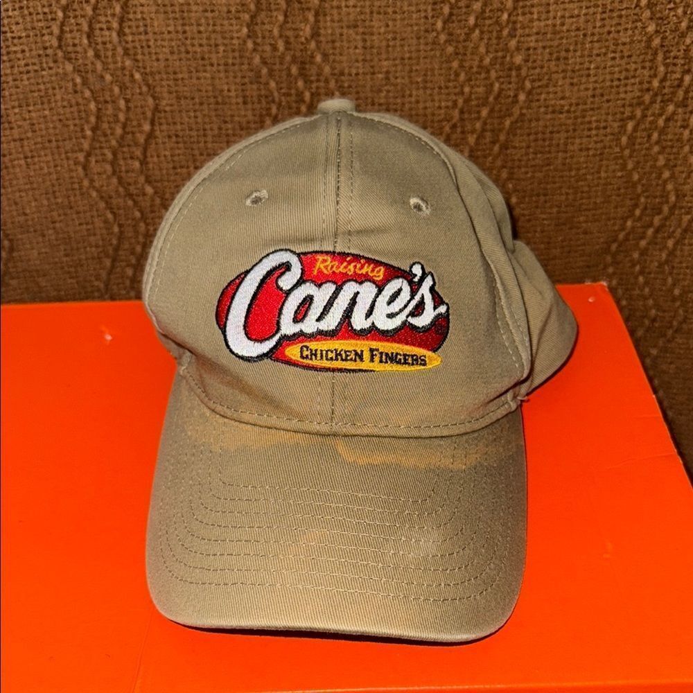 Raising Cane's Tan Baseball Cap
